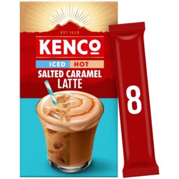 Kenco Salted Caramel Latte Instant Coffee Sachets (8 x 20.3g)