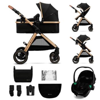 Kinderkraft Esme Pro 3In1 Travel System Pure Black