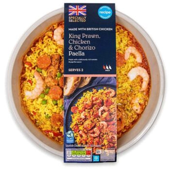 King Prawn Chicken & Chorizo Paella