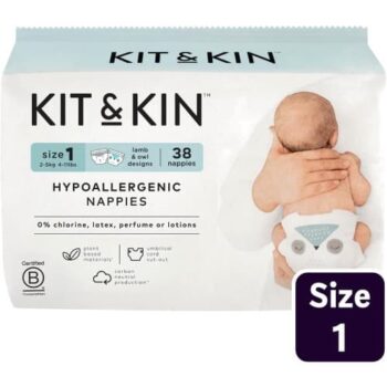 Kit & Kin Eco Nappies Size 1 - 40 (38)