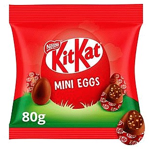 KitKat Mini Eggs Milk Chocolate Sharing Bag (81g)