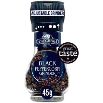 La Drogheria Black Pepper Corn Mill Adjustable Grinder (45g)