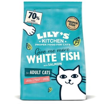 Lily's Kitchen Cat Fisherman's Feast Complete Dry Food with White Fish & Salmon Bag (800g)