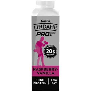 Lindahls Pro+ Kvarg Raspberry & Vanilla Protein Yogurt Drink (250ml)