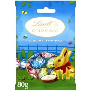 Lindt Mini Eggs Milk Chocolate With Creamy Filling (80g)