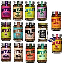 Littles Flavour Infused Instant Coffee Low Calorie No added Sugar Jar Gift (50g)