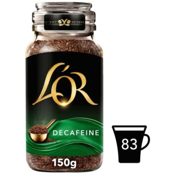 L'OR Decafeine Freeze Dried Instant Coffee (150g)