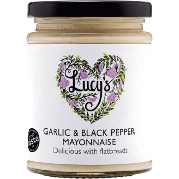 Lucys Dressings Garlic & Black Pepper Mayonnaise (240g)