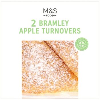 M&S 2 Bramley Apple Turnovers (184g)