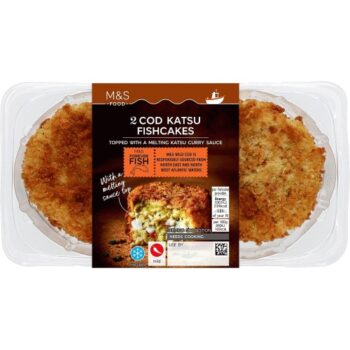 M&S 2 Cod Katsu Fishcakes