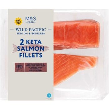 M&S 2 Keta Salmon Fillets (220g)