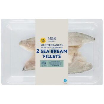 M&S 2 Mediterranean Sea Bream Fillets (180g)