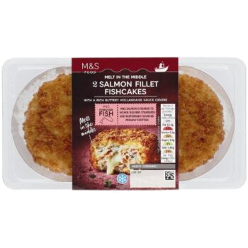 M&S 2 Salmon Fillet Fishcakes (290g)