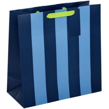 M&S Blue Stripe Large Bag