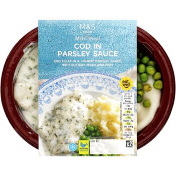 M&S Cod Fillet in Parsley Sauce Mini Meal