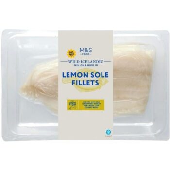 M&S Icelandic 2 Lemon Sole Fillets (230g)