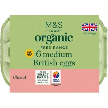 M&S Organic Free Range Medium Eggs