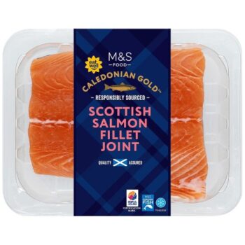 M&S Scottish Salmon Fillet Joint Skin On (500g)