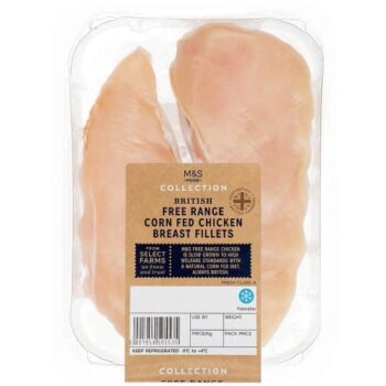 M&S Select Farms British Free Range 2 Chicken Breast Fillets (295g)