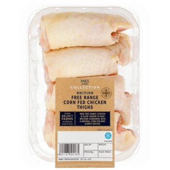 M&S Select Farms British Free Range Chicken Thighs (570g)