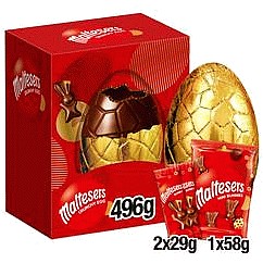 Maltesers Crunchy Egg Bunny Extra Large Milk Chocolate Easter Egg (496g)
