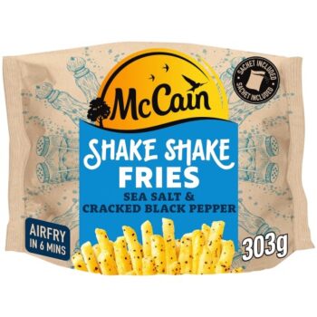 McCain Shake Shake Fries Sea Salt & Cracked Black Pepper (300g)