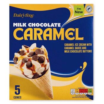 Milk Chocolate Caramel Cones (5)