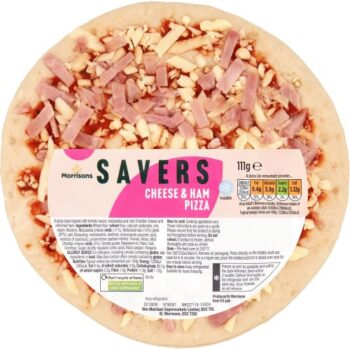 Morrisons Savers Cheese & Ham Mini Pizza