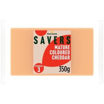 Morrisons Savers Mature Coloured Cheddar