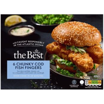 Morrisons The Best Chunky Breaded Cod Fish Fingers