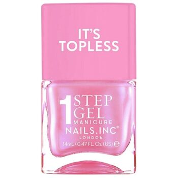 Nails. Inc Its Topless Addison Pink Iridescent Polish