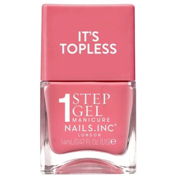 Nails Inc Nails.inc It's Topless 1-Step Gel Nail Polish Ella Guava Peach (14ml)