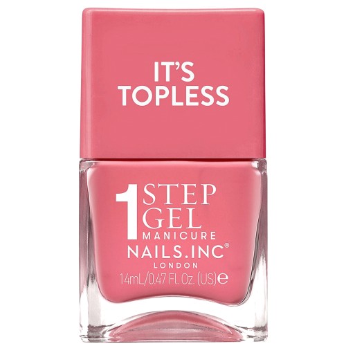 Nails Inc Nails.inc It's Topless 1-Step Gel Nail Polish Ella Guava Peach (14ml)