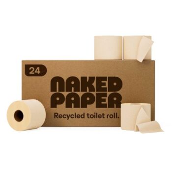 Naked Paper Unbleached Soft Extra Long Recycled Toilet Paper