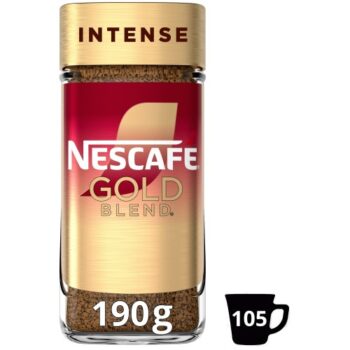 Nescafe Gold Blend Intense Instant Coffee (190g)