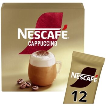 Nescafe Gold Cappuccino Instant Coffee Sachets (12 x 15.5g)