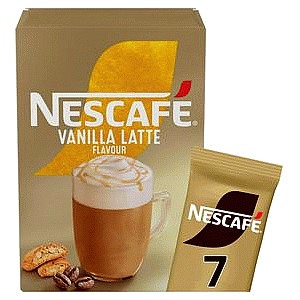 Nescafe Gold Vanilla Latte Coffee Sachets 8x18.5 (8 x 18.5g)