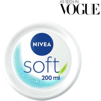 Nivea Soft Moisturiser Cream for Face Hands & Body (200ml)