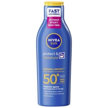 Nivea SUN Protect & Moisture Sun Lotion SPF50+ (200ml)