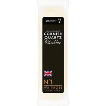 No. 1 Cornish Quartz Vintage Reserve Mature Cheddar Cheese Strength 7 (200g)