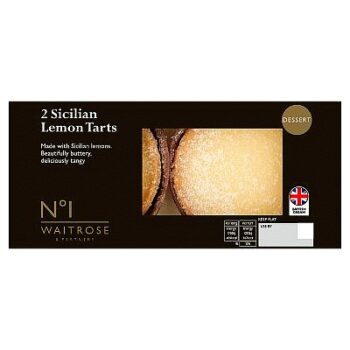 No.1 2 Sicilian Lemon Tarts (2 x 75g)