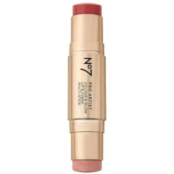 No7 Pro Artist Colour & Glow Lip Cheek Multi-Stick Peachy Coral rose (2 x 5.3g)
