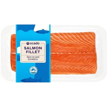 Ocado Salmon Fillet Skin On & Boneless (500g)