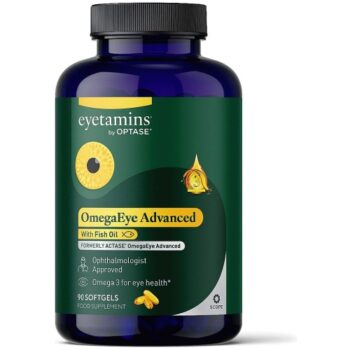 Optase Eyetamins By Omegaeye Advanced 90 Soft Gels With Fish Oil Food Supplement