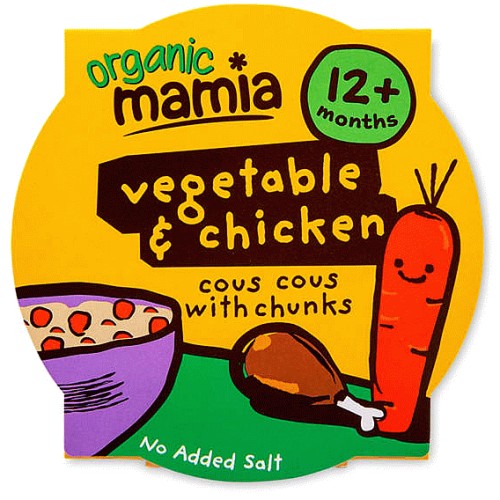 Organic Vegetable & Chicken Cous Cous with Chunks Tray Meal