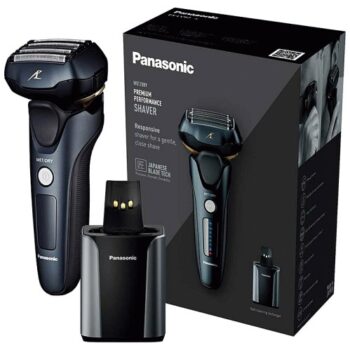 Panasonic 5-Blade Wet & Dry Electric Shaver With Responsive Beard Sensor Charging Stand Es-Lv97 Series 800