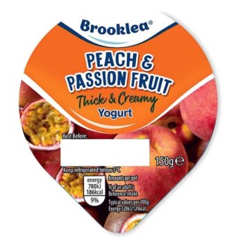 Peach & Passionfruit Flavour Thick & Creamy Yogurt