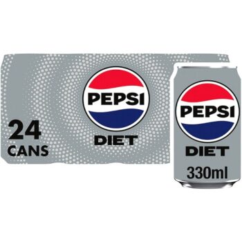Pepsi Diet Cola Cans (24 x 330ml)