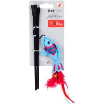 PETFACE CATKINS CATNIP FISH TEASER CAT TOY