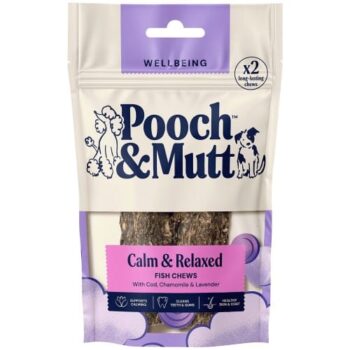 Pooch and Mutt Calming Fish Hide Chews (76g)
